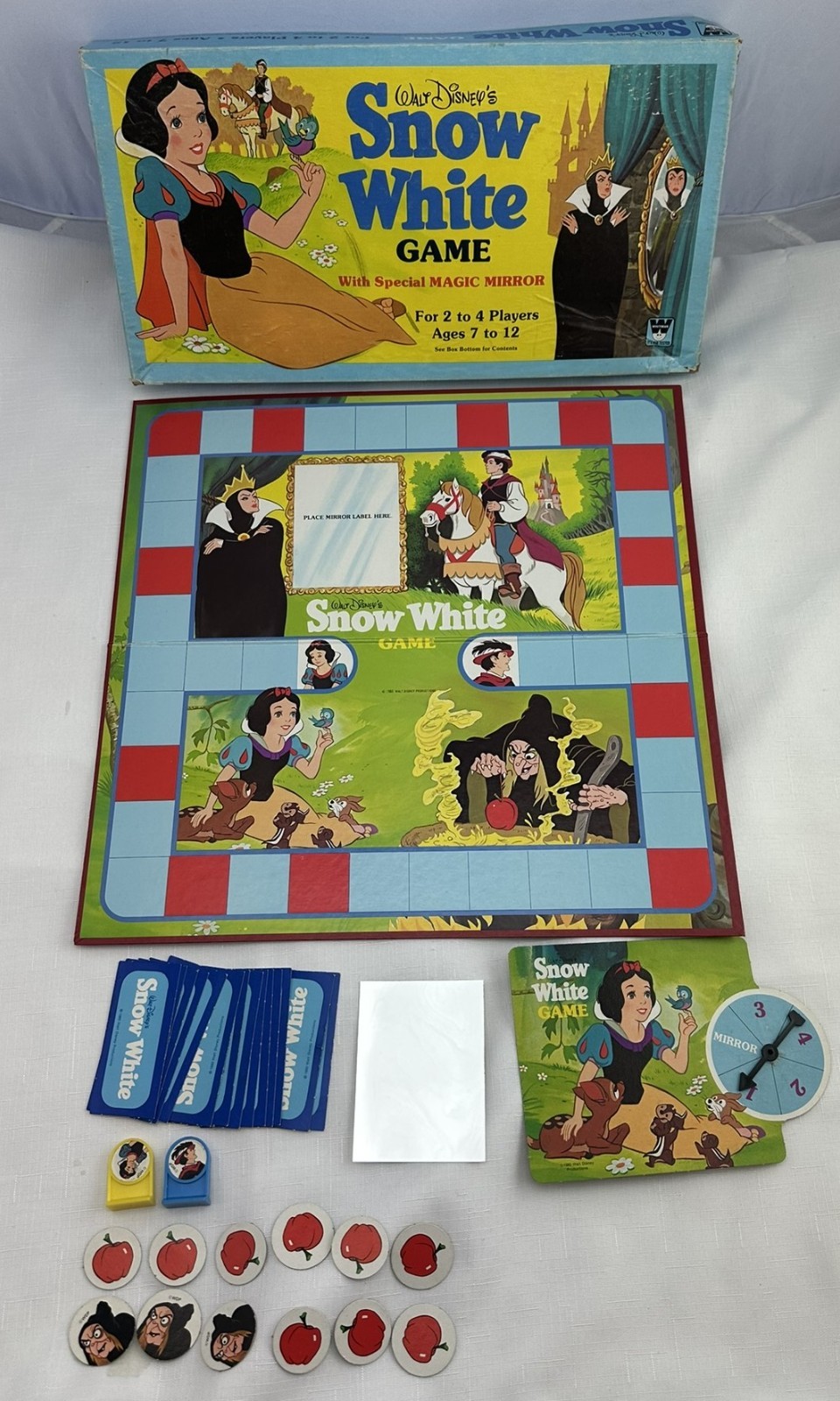 1980 Snow White Game by Whitman Complete in Great Condition FREE SHIPPING