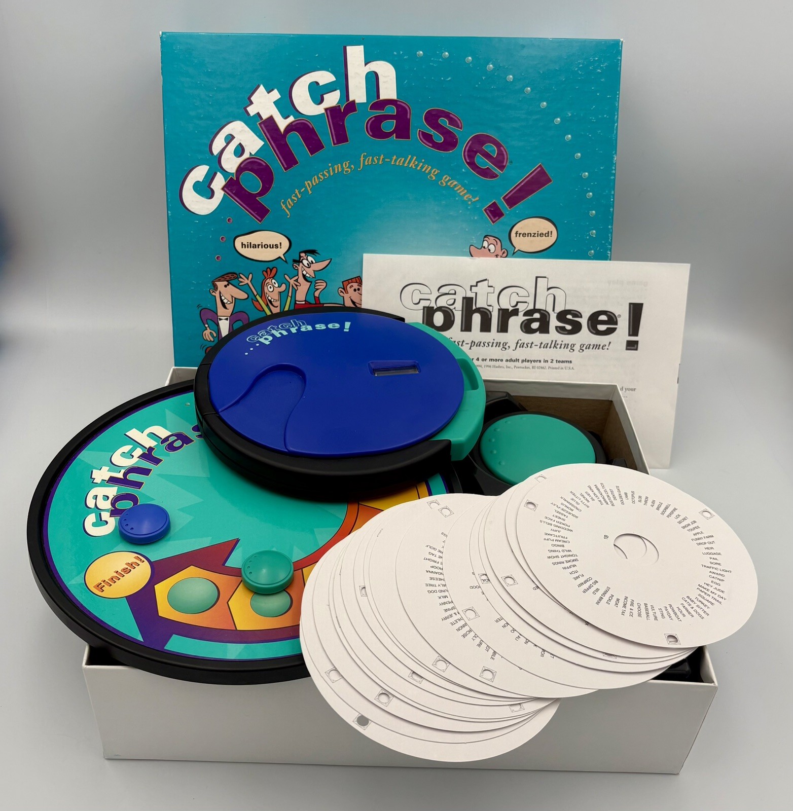 SUPER CLEAN COMPLETE Original Catch Phrase Board Game Vintage 1994 Works