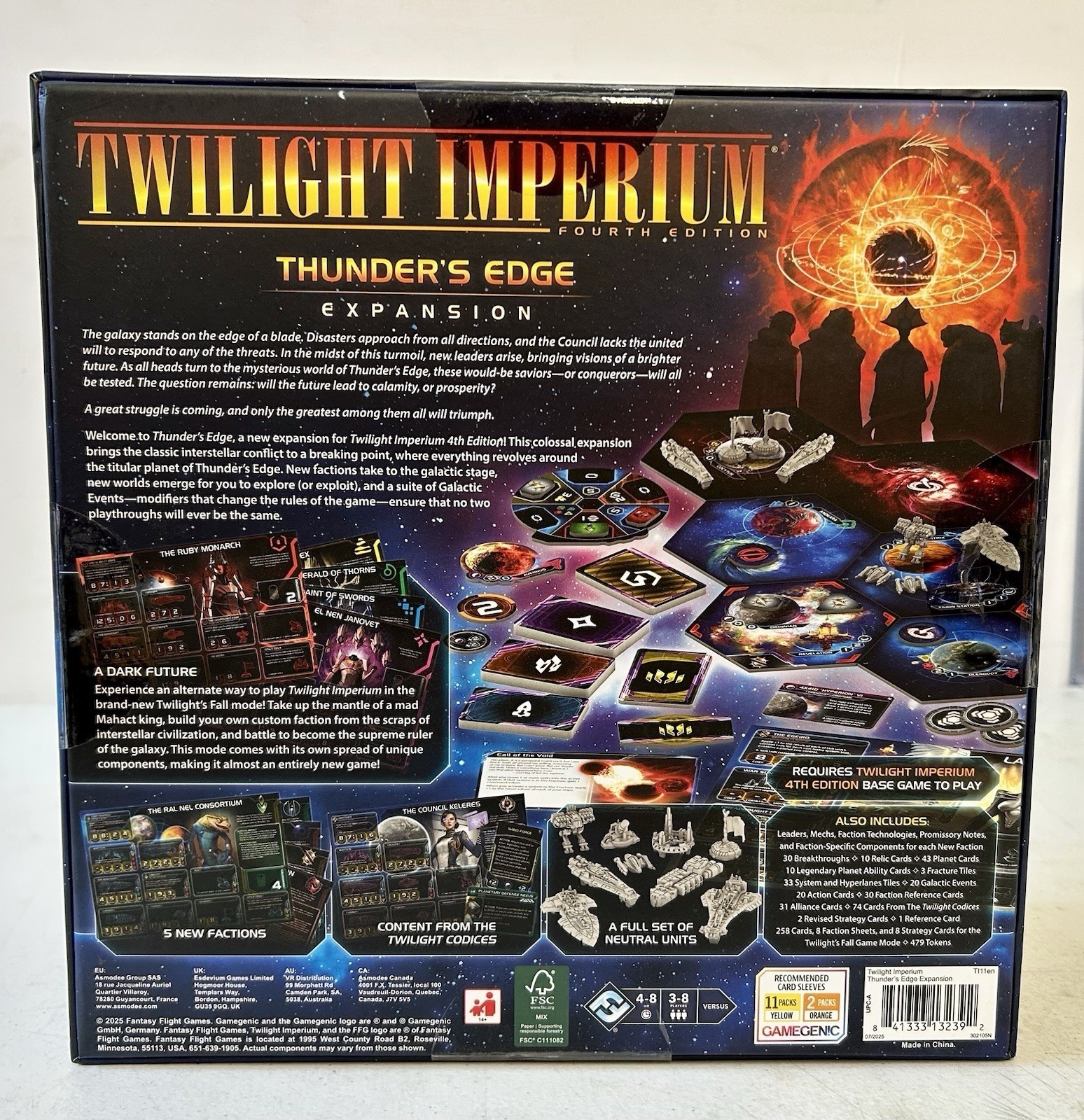 Twilight Imperium Third Edition + Thunder’s Edge Expansion Sealed NEW