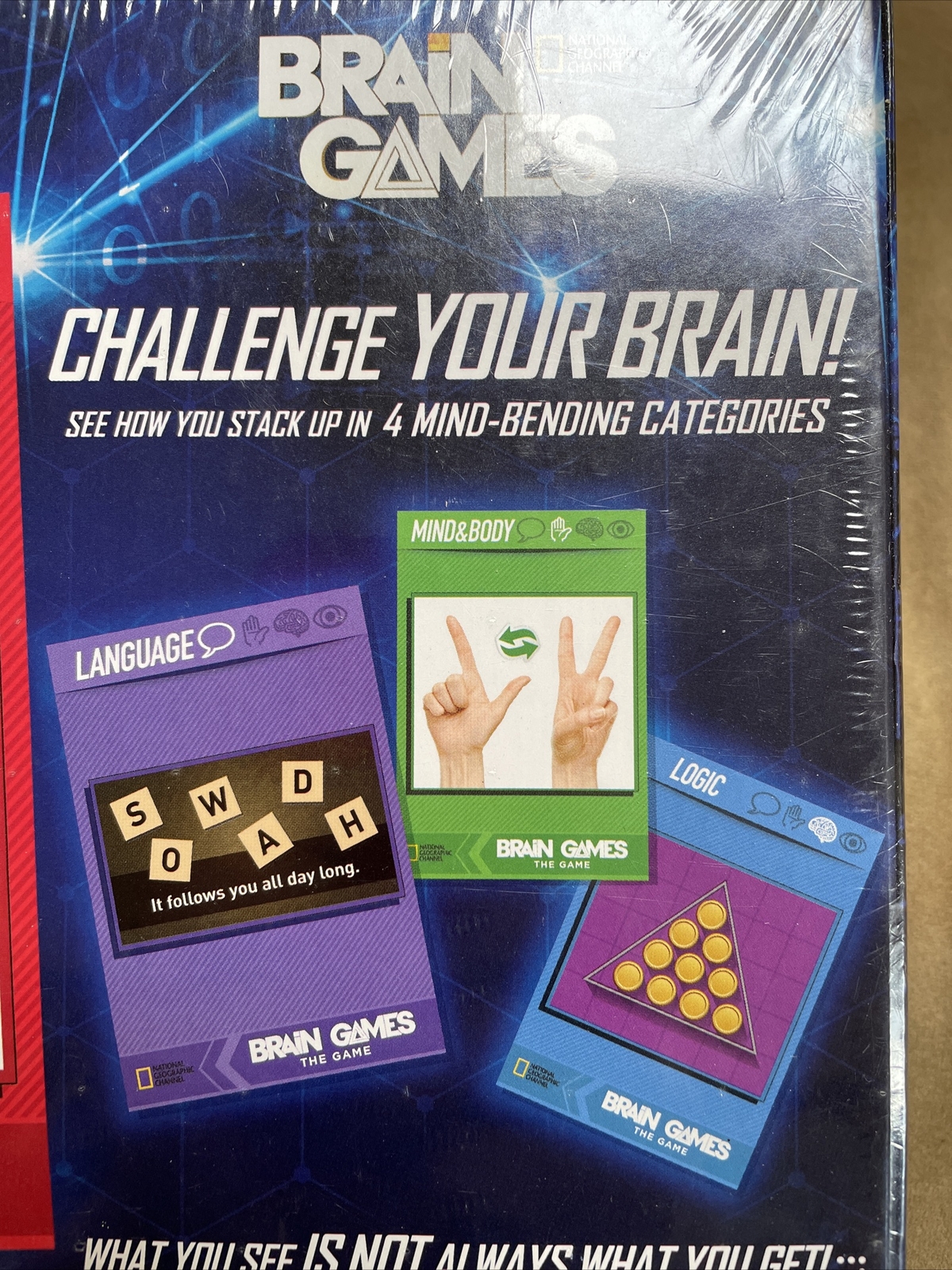 NEW Brain Games The Game – Emmy Nominated National Geographic Channel SEALED