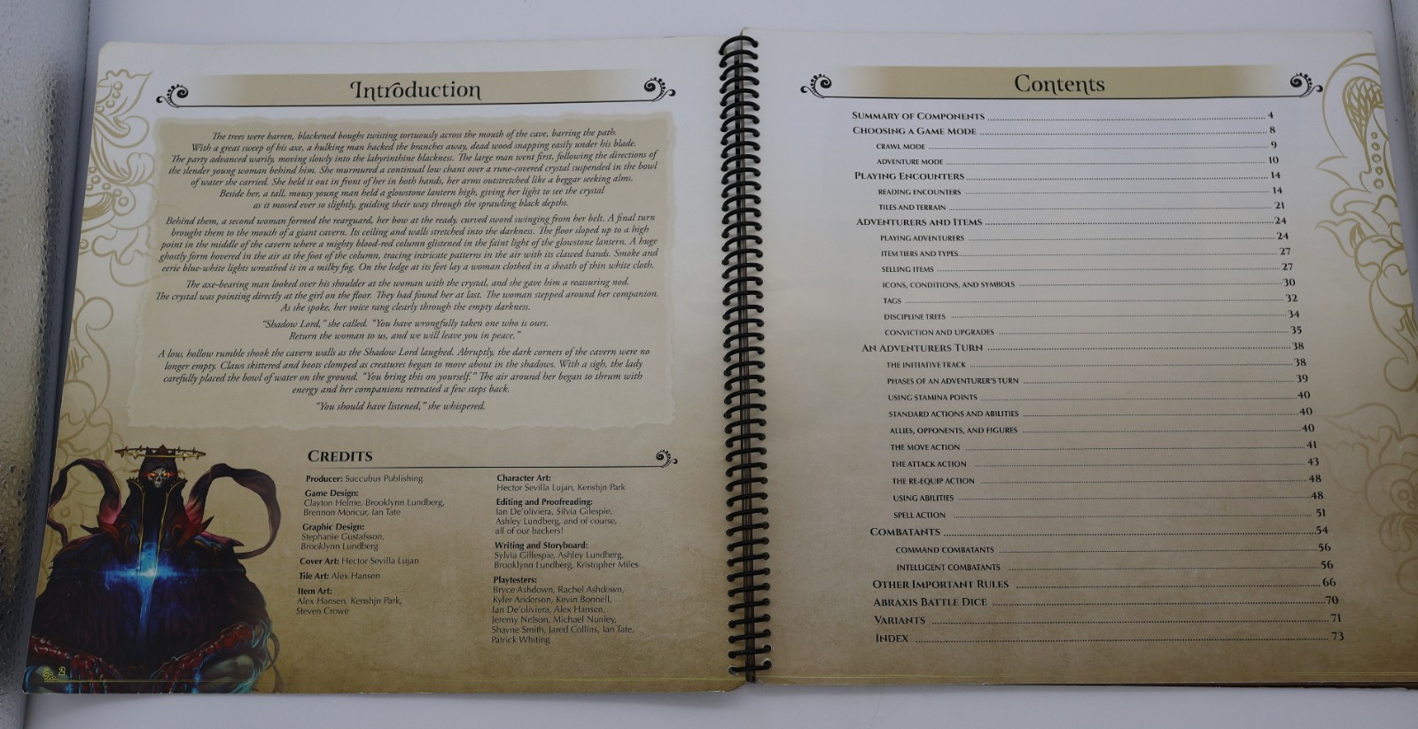 Middara Rulebook Only Replacement Board Game Parts Rule Book