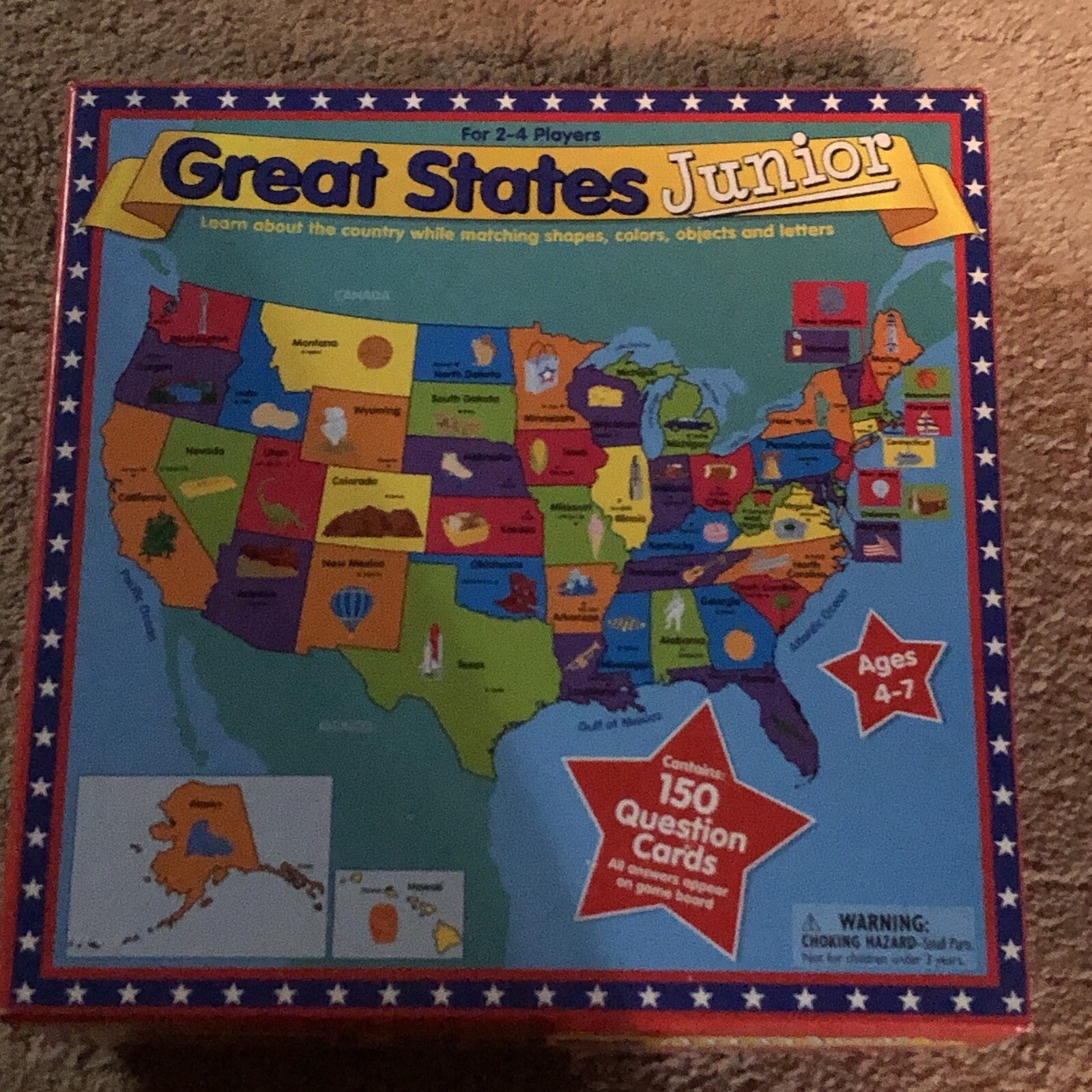 Great States Junior 2003 Pre-Owned Ages 4-7, 2-4 Players, #P20033