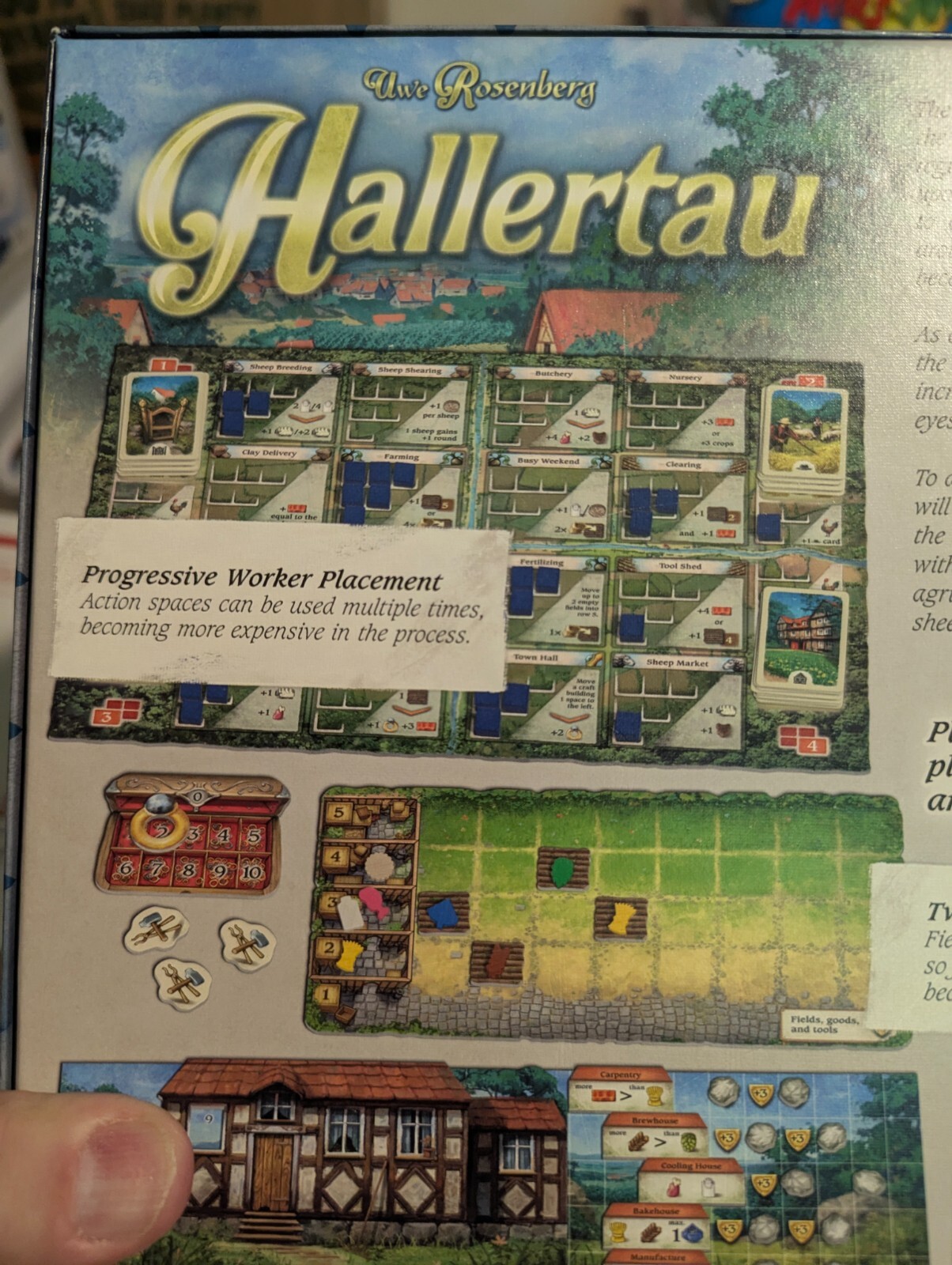 HALLERTAU Board Game 100% COMPLETE 2020 AWARD WINNER