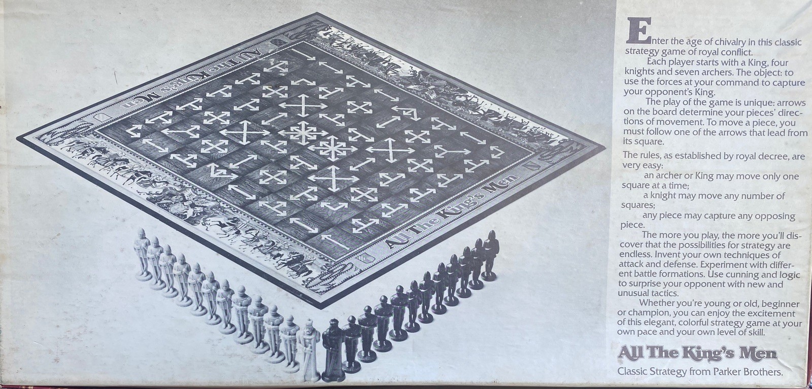 Parker Brothers ALL THE KINGS MEN COMPLETE & EXC.