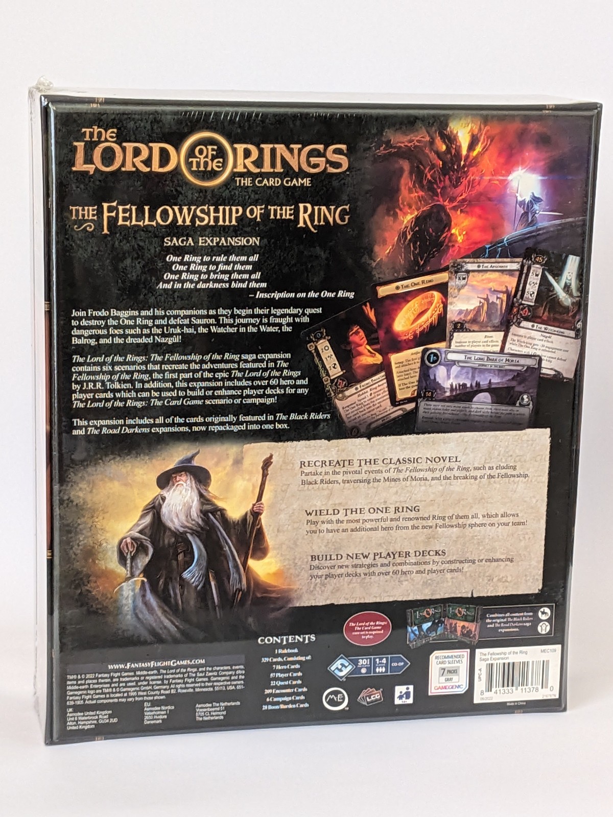 Lord of the Rings LCG Card Game The Fellowship of the Ring Saga Expansion New