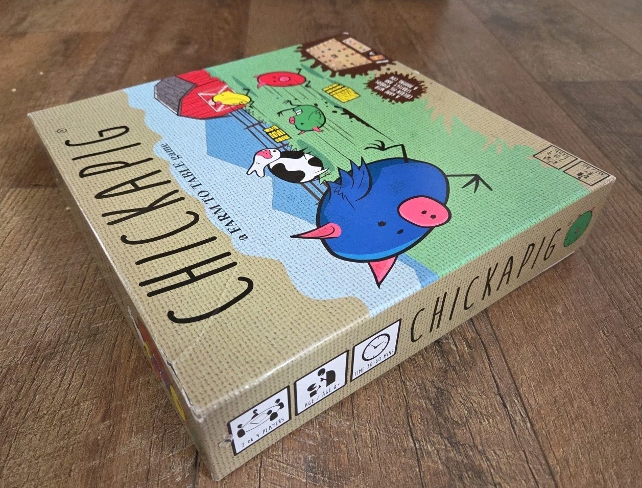 Chickapig Strategic Board Game Family Friendly Game For 2 or 4 Players COMPLETE