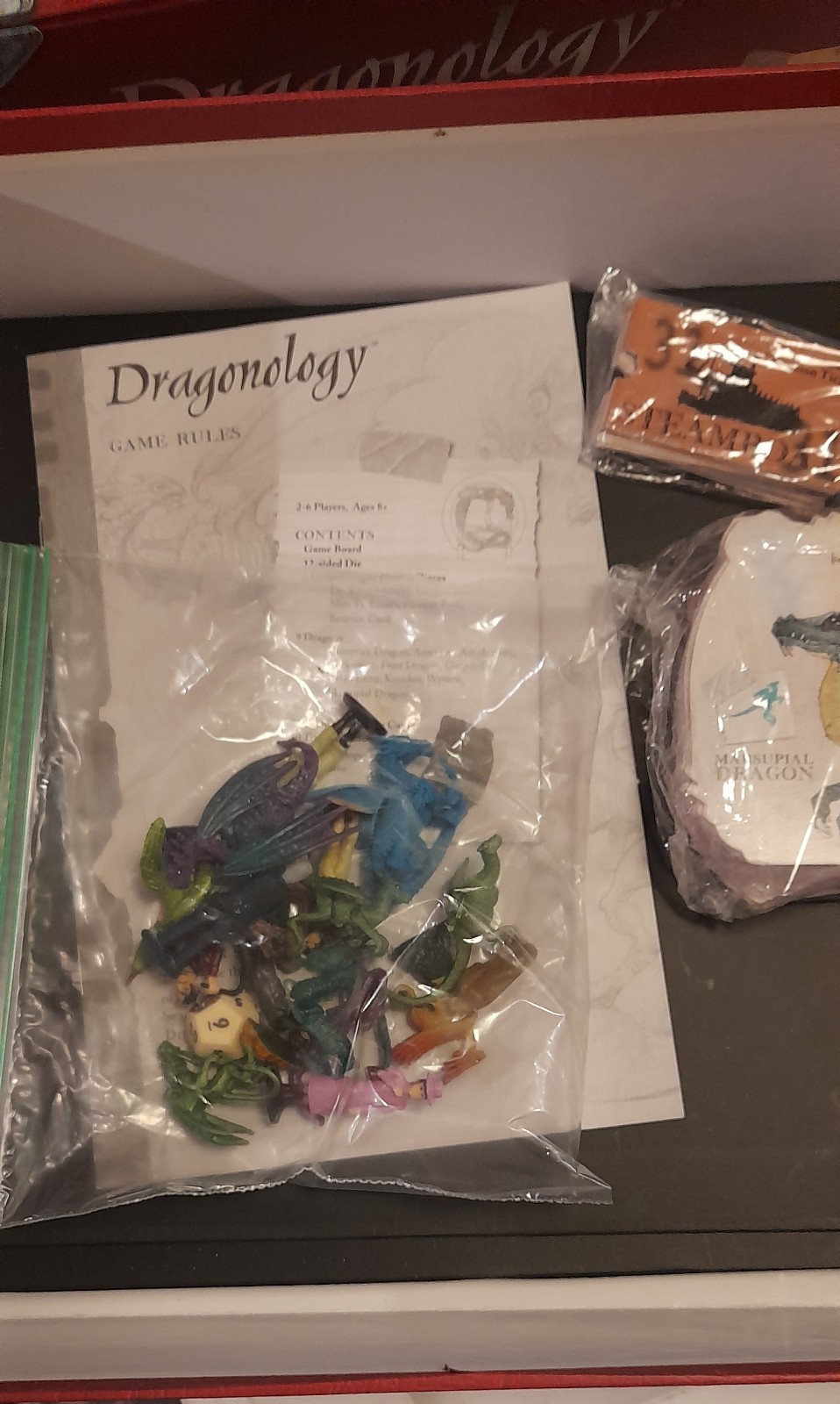 Dragonology The Game 2006 Sababa Toys Fantasy Board Game 100% Complete