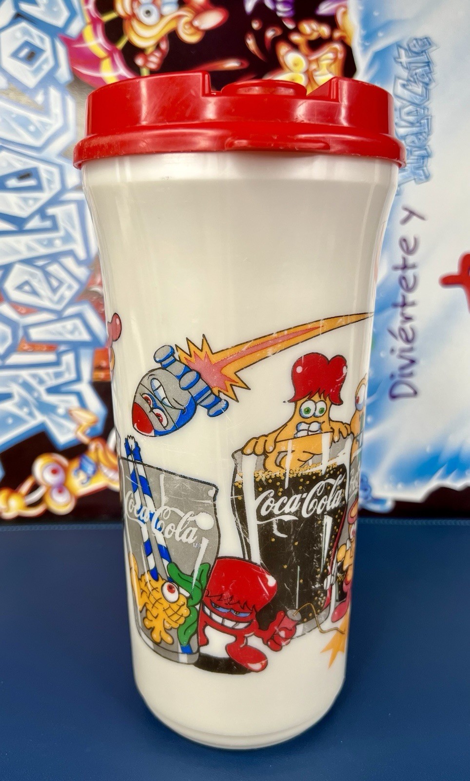 Crazy Bones Hielocos Classic Coca-Cola Series 1 34oz Promotional Cup