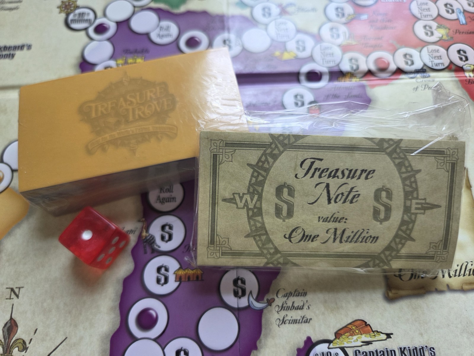 Treasure Trove-Treasure Hunt Board Game for Kids-2008 Factory Sealed in Open Box