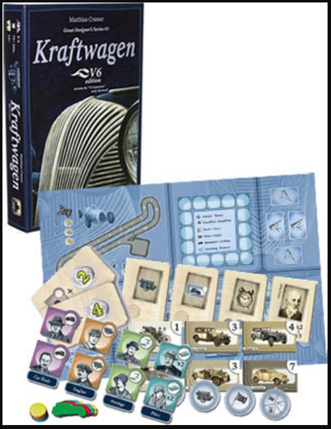 Kraftwagen + V6 Expansion – Board Game – BRAND NEW