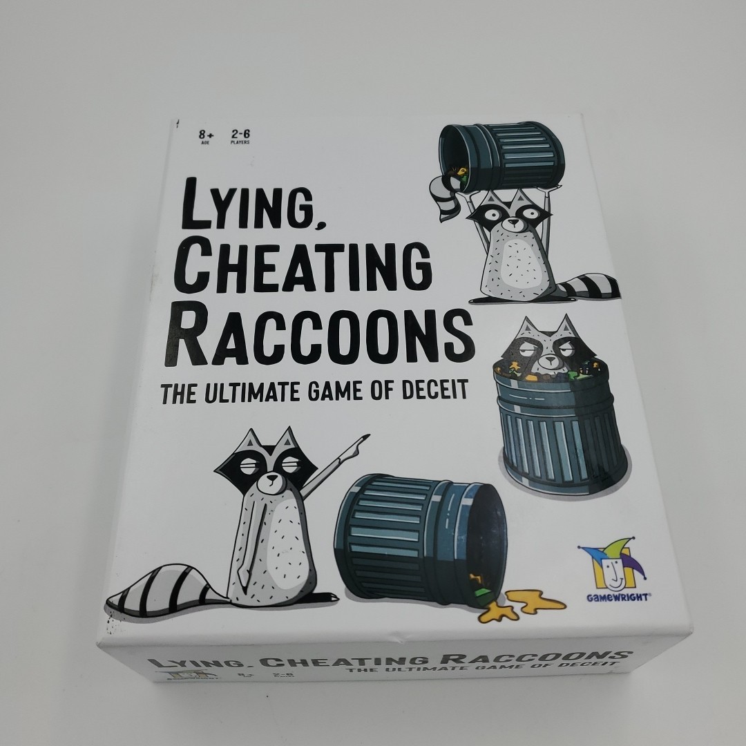 Lying, Cheating Raccoons Game – Gamewright New Game 2025 Pre Owned