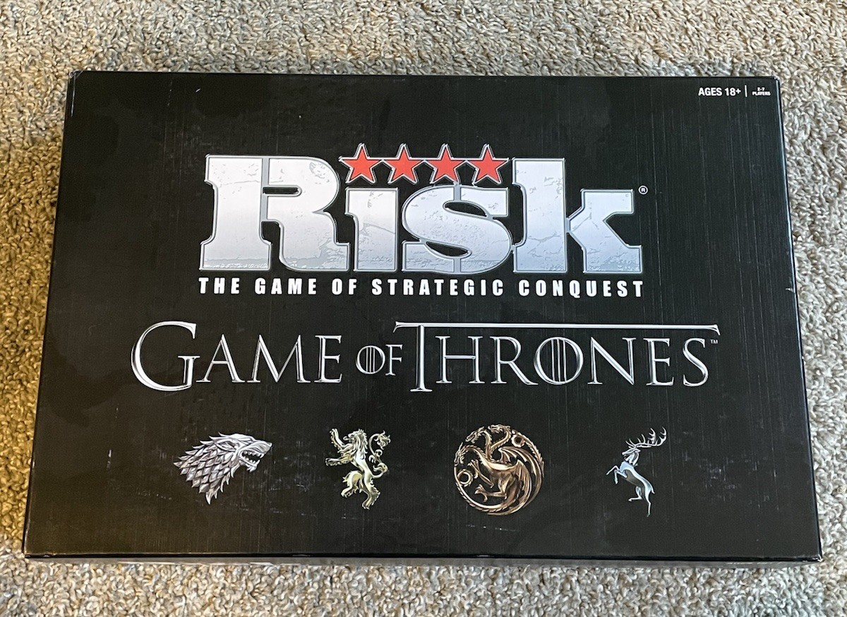 Risk Game of Thrones Edition Board Game Strategic Conquest COMPLETE EUC