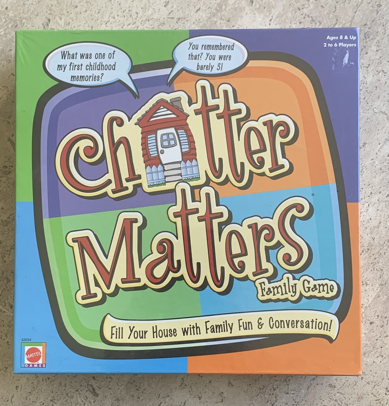 The Chatter Matters Family Fun Game for 2 to 6 Players Ages 8 + Up – BRAND NEW