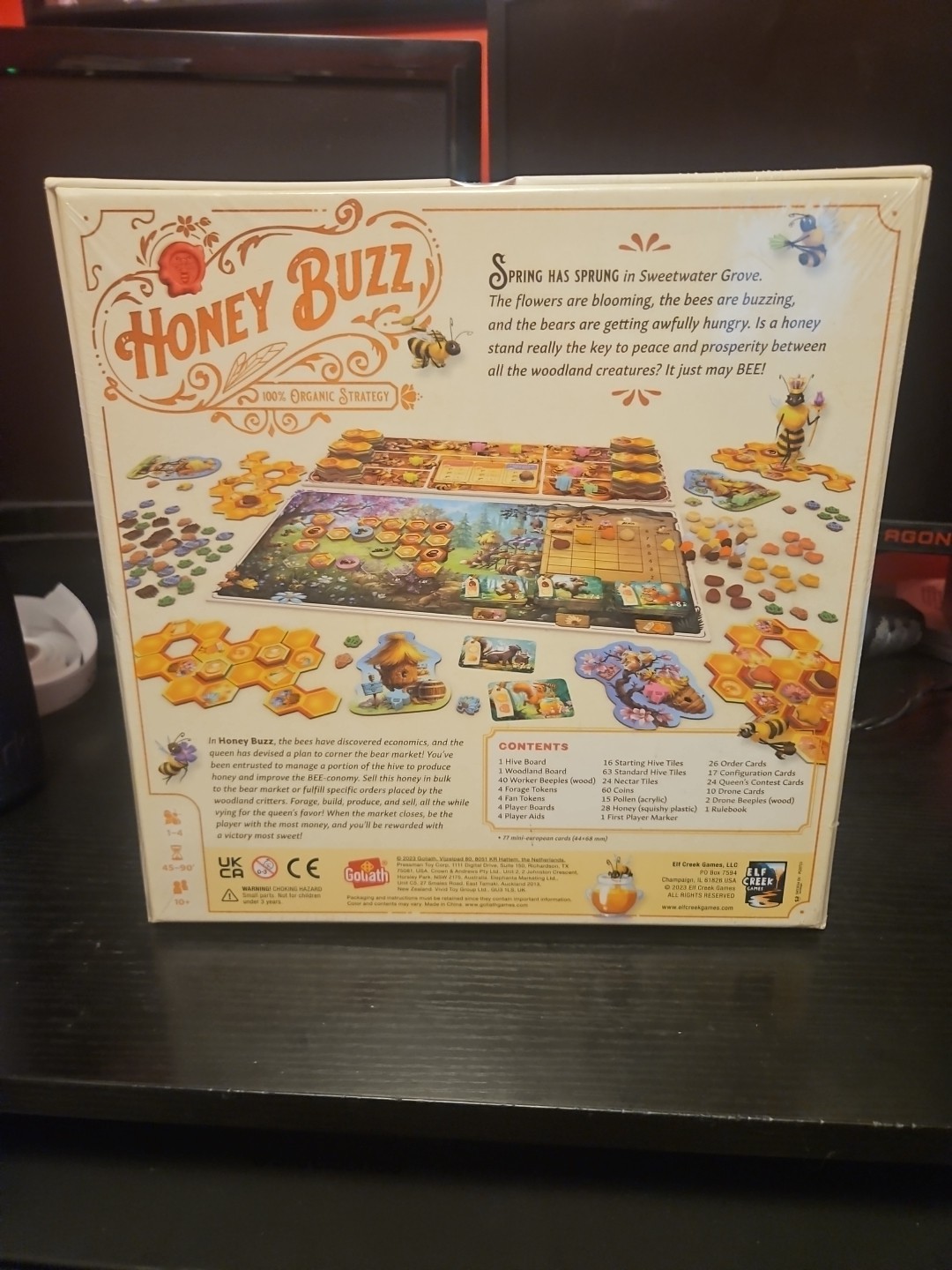 Goliath Honey Buzz 100% Organic Strategy Board Game Age 10+ Players 1 to 4 NEW