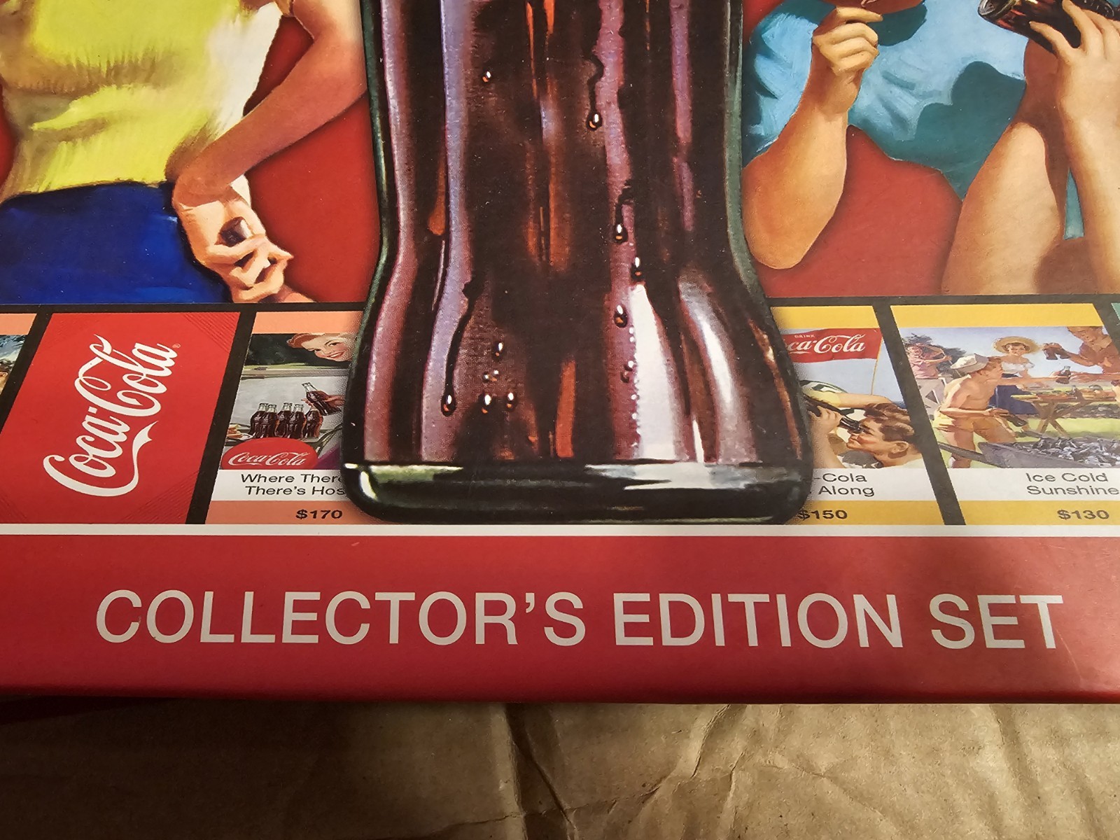 NEW Coca-Cola Opoly Board Game Collector’s Edition 6 Token Set by Masterpieces