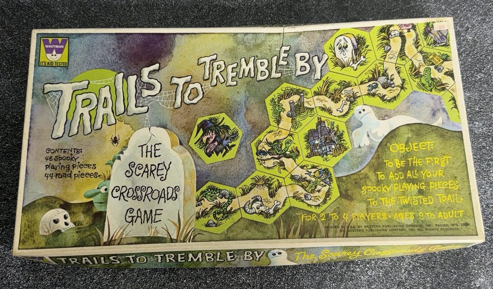 Vintage Whitman Trails to Tremble by – Scarey Crossroads Game – Complete 4702