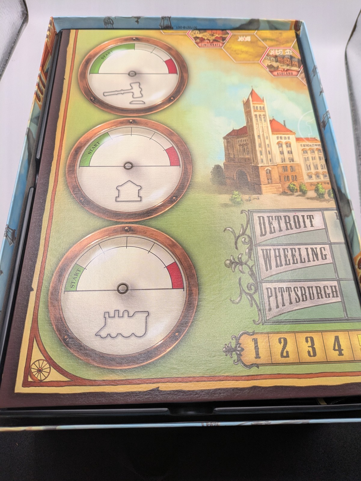 Harry Wu Chicago Express Board Game Queens Games COMPLETE!