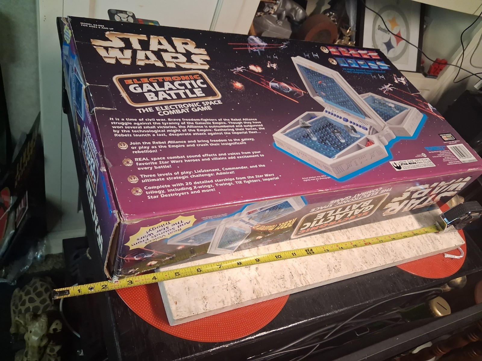 Vintage Rare 1997 Star Wars Galactic Battle Battleship Board Game Tiger WORKS