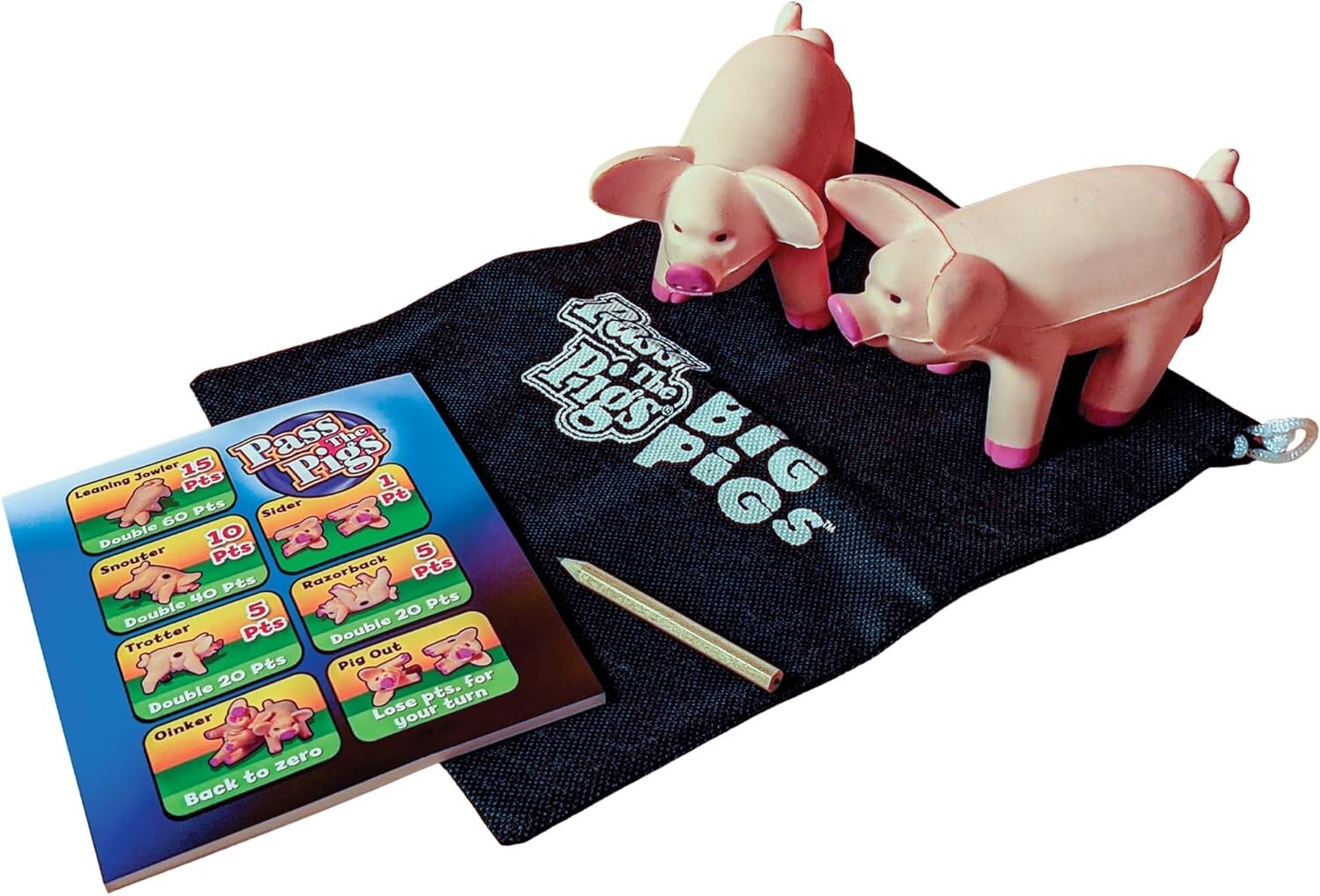 Pass the Pigs BIG PIGS Classic Dice Rolling Game – Giant YARD & FLOOR camping