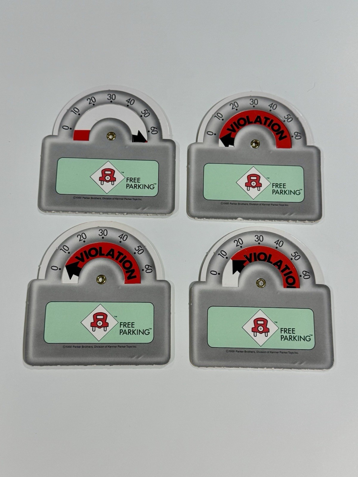 Parker Brothers Free Parking Feed the Meter Card Game Complete Vintage 1988