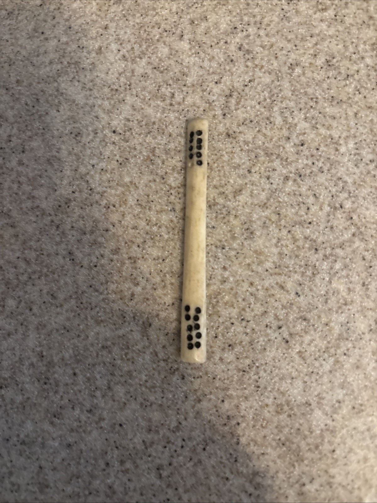Vintage Mah jong Bamboo & Bone Dovetail 150 tiles See Pics has case