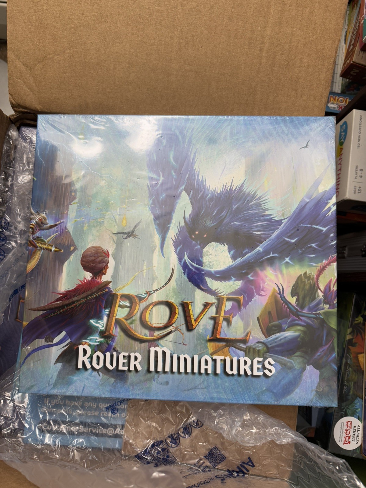 Rove – Addax Games – Core + Xult Expansion + Premium Dice – NEW/SEALED