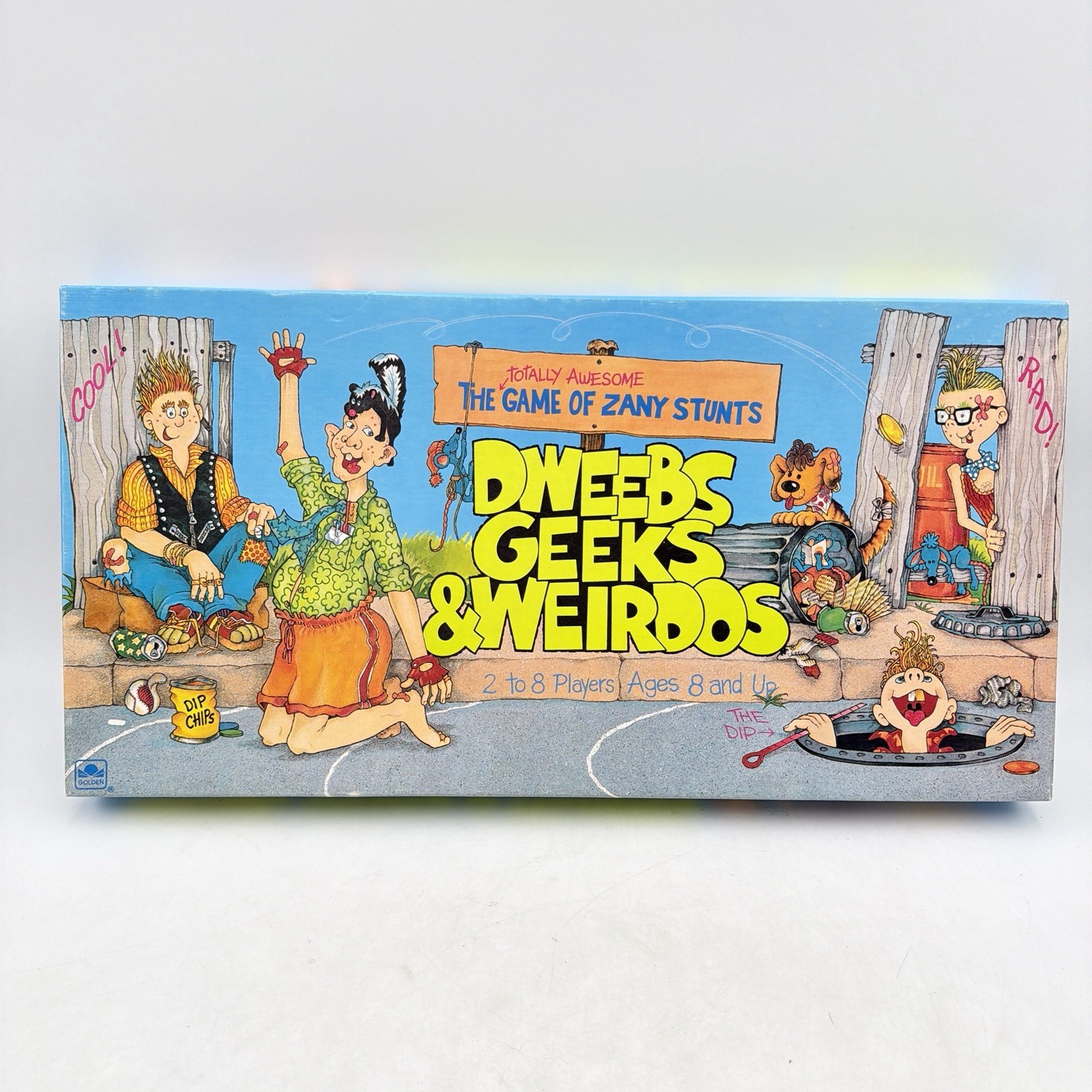 Dweebs Geeks & Weirdos 1988 Vintage Board Game – 100% Complete – Great Condition