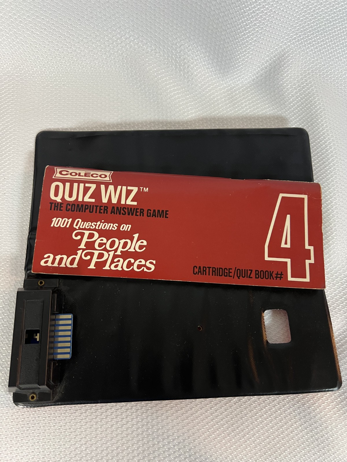 Coleco Quiz Game Computer Answer Game w/ Cartridge + Books 1, 3, 4, 5, 7, 8, 18