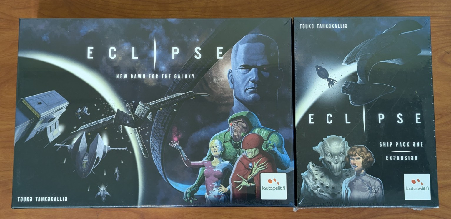 Eclipse: New Dawn for the Galaxy Board Game + Ship Pack 1 NEW/Sealed