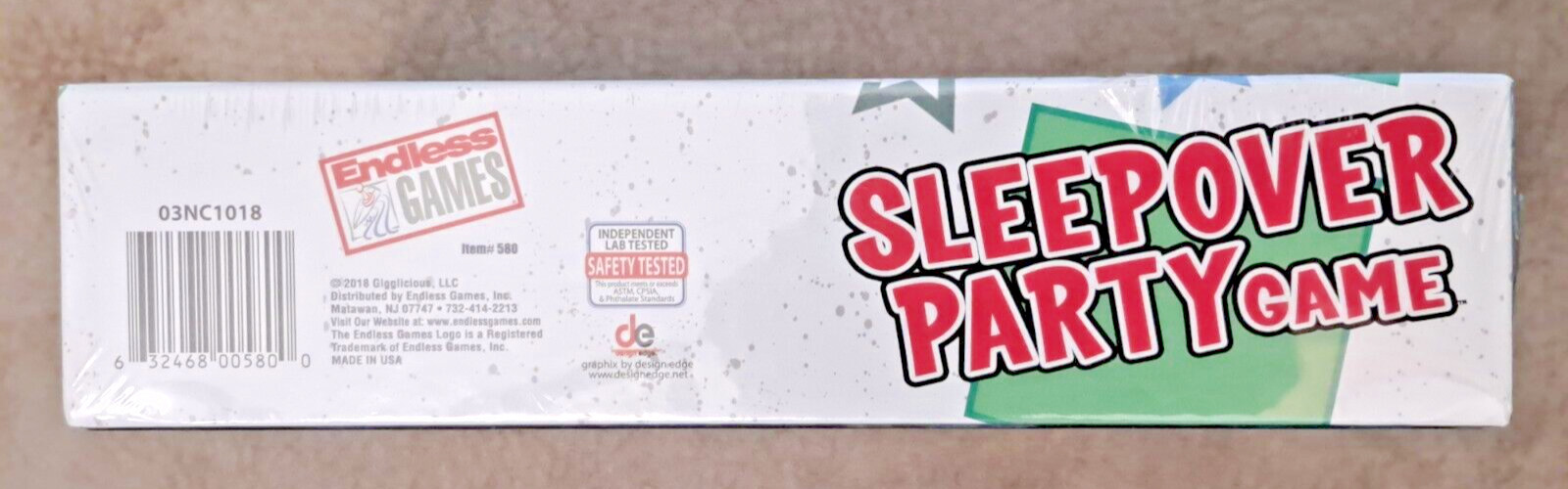 Sleepover Party Game Age 8 – Adult 3+ Players Brand New & Sealed!