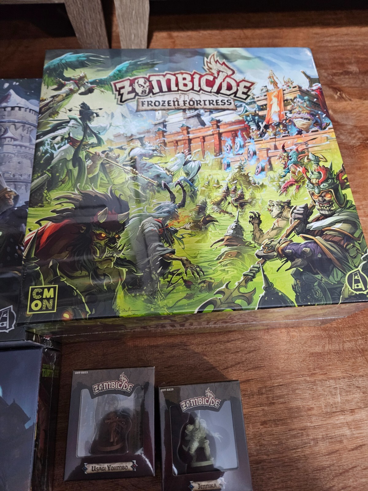 Zombicide White Death Kickstarter Bundle w/ Frozen Fortress TMNT Timecrash++