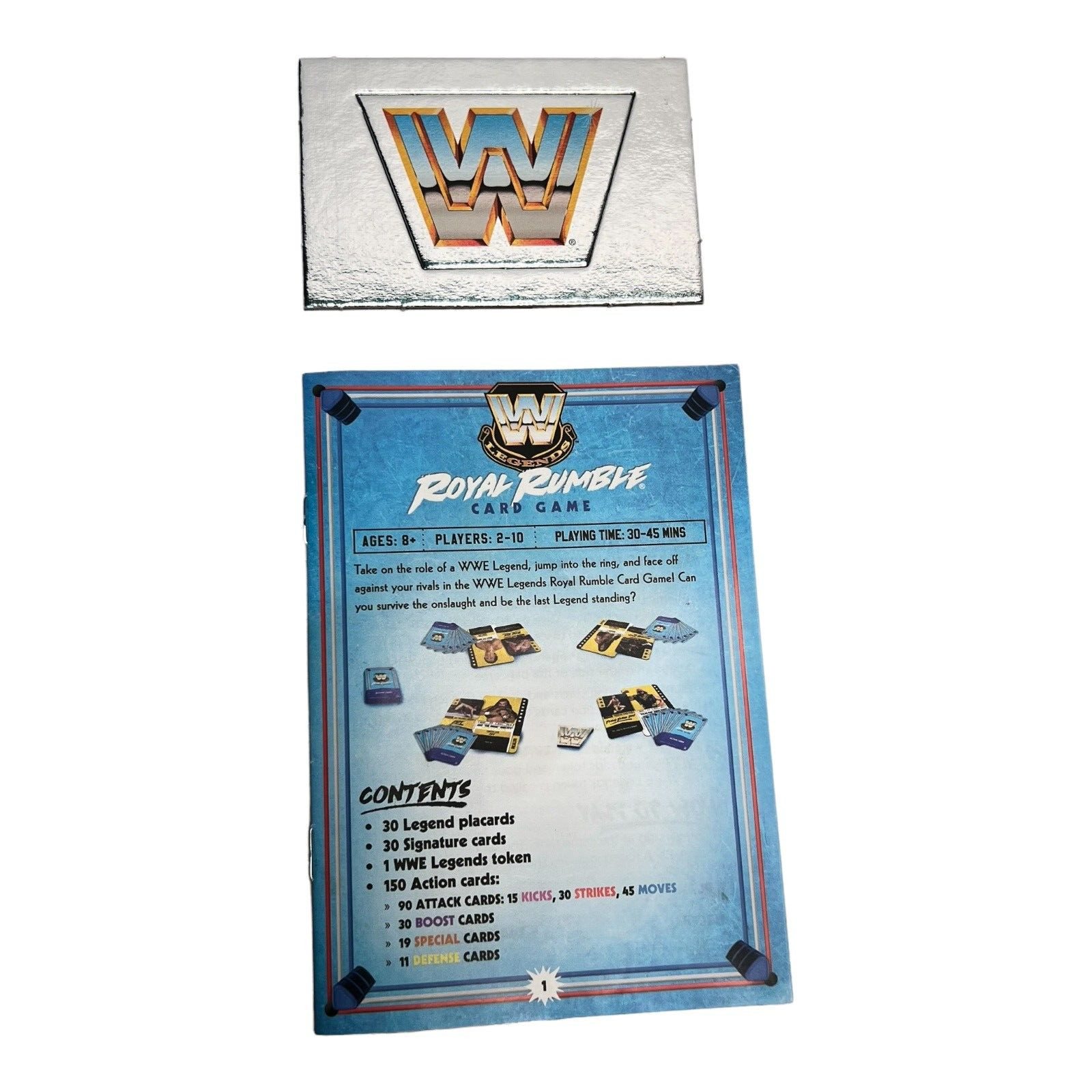 W Legends Royal Rumble Card Game – EUC – COMPLETE – Ravensburger – 30 Legends