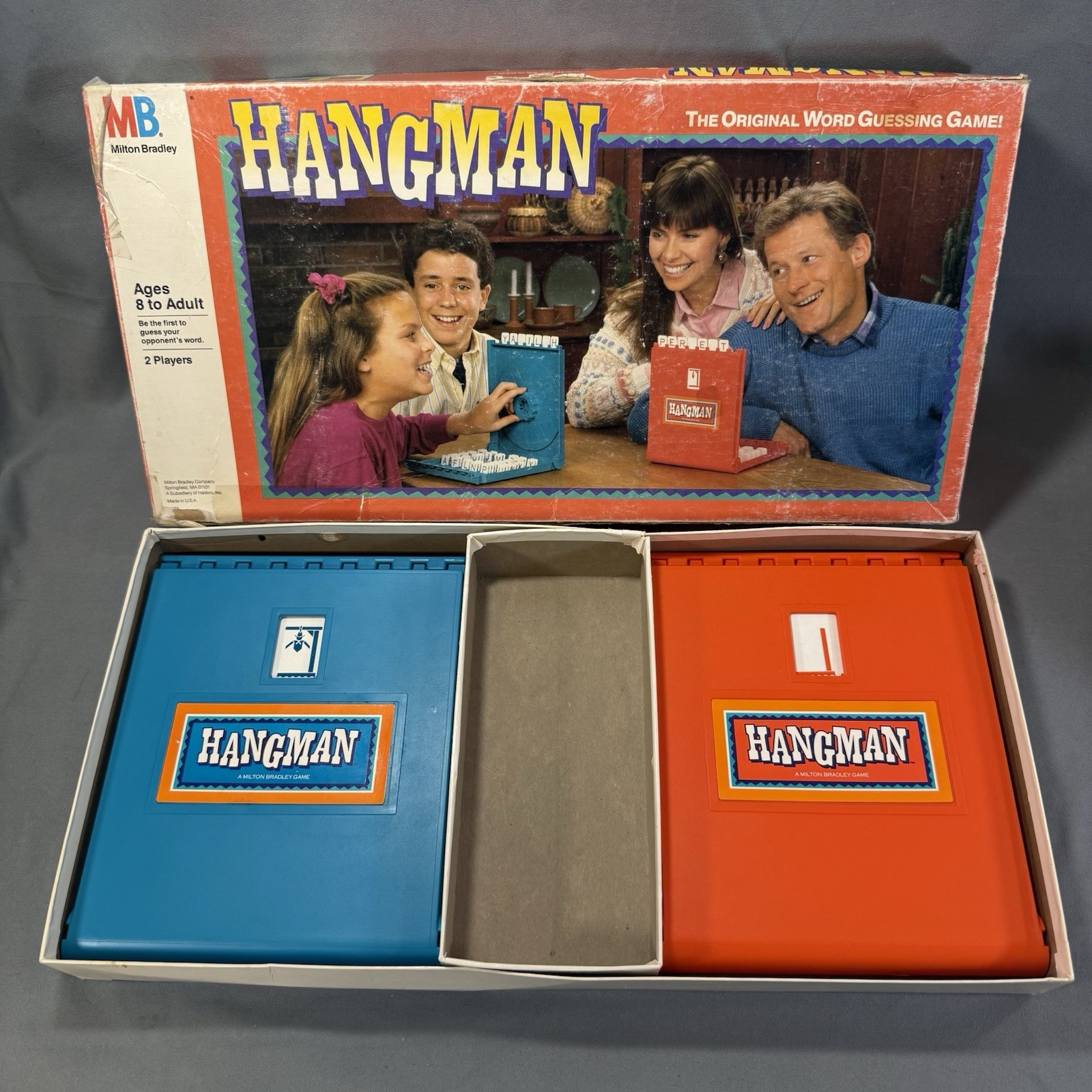 Vintage 1988 Milton Bradley Hangman Word Game – Good Condition