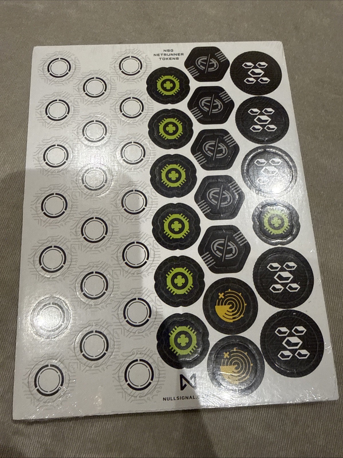 NSG Netrunner Tokens Set for Board Game