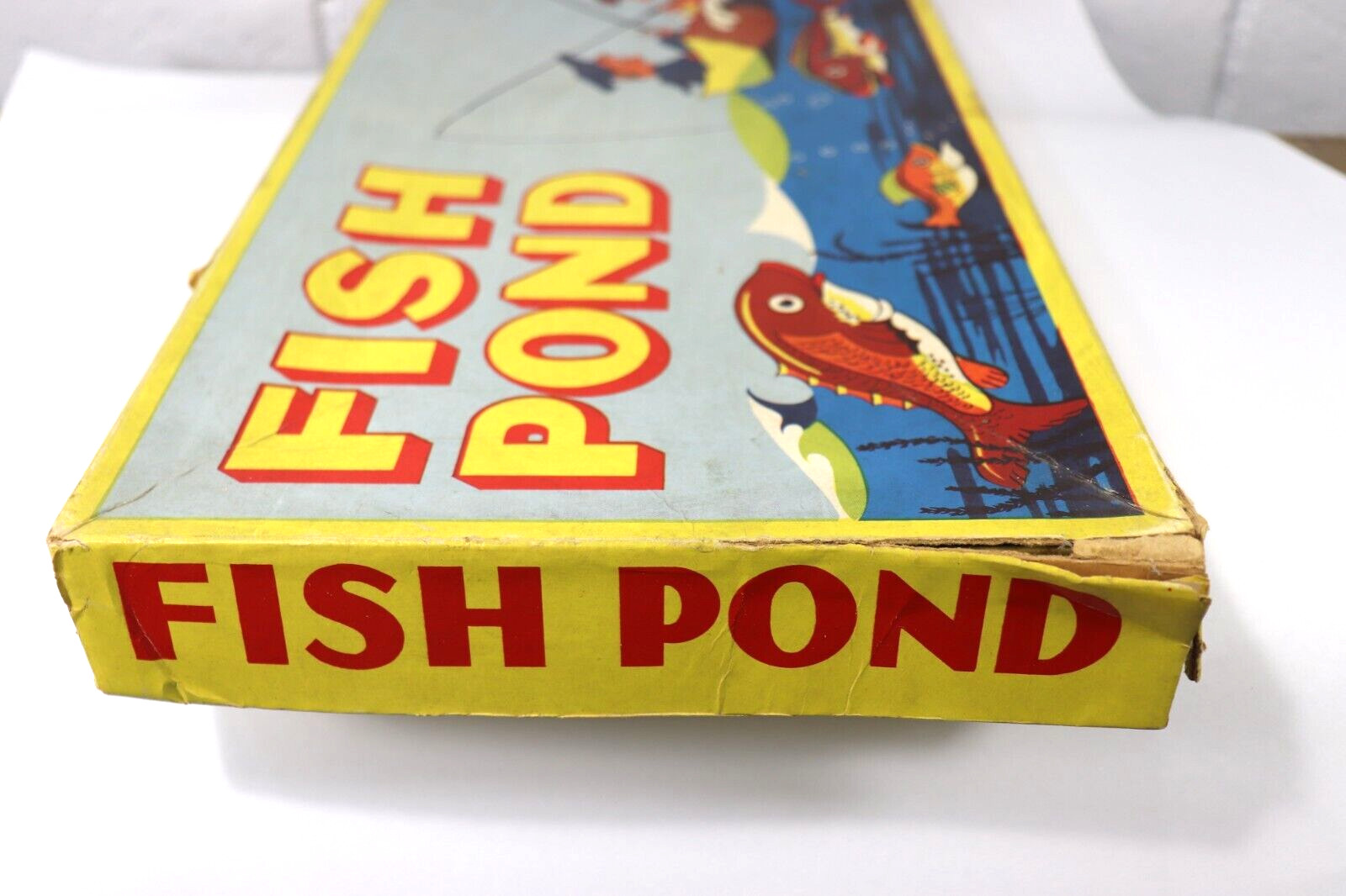 RARE Vintage FISH POND A Somerville Game 1950s/60s Children Fishing Game E4
