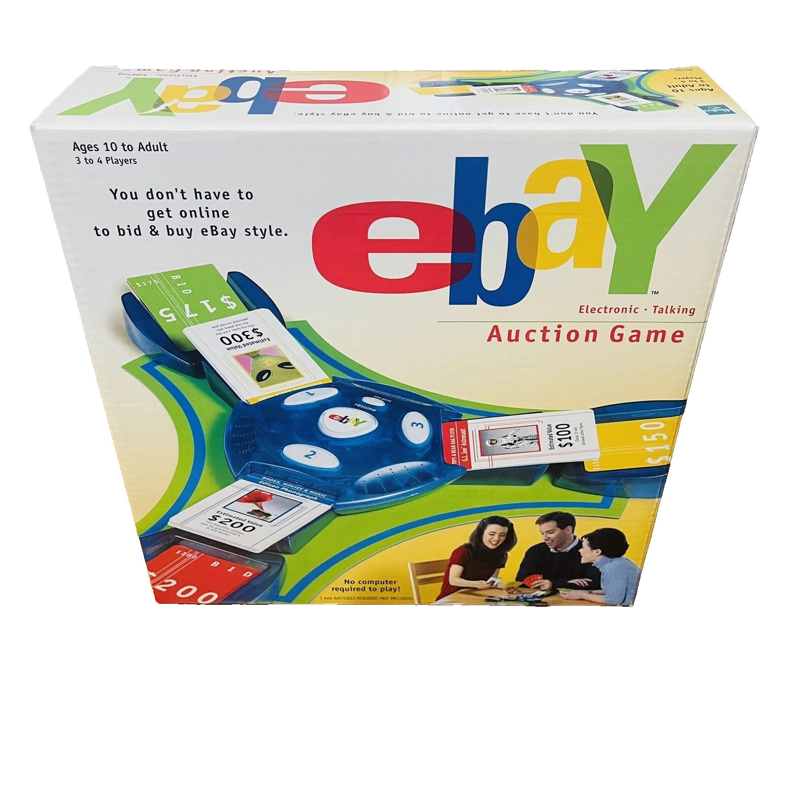 eBay Electronic Talking Auction Game Ages 10 to Adult 3 to 4 players New/Sealed