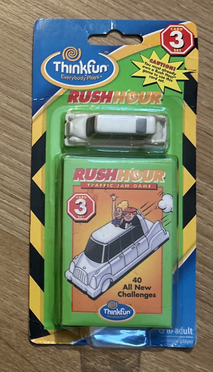 1998 Rush Hour Jam Card 3 Set 40 Cards & Car Sealed New NIP Think Fun