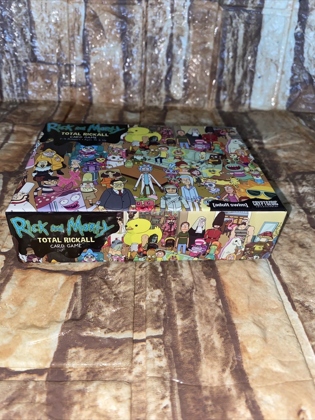 Rick and Morty Total Rickall Card Game Adult Swim Cryptozoic 2-5 Players 15 & Up
