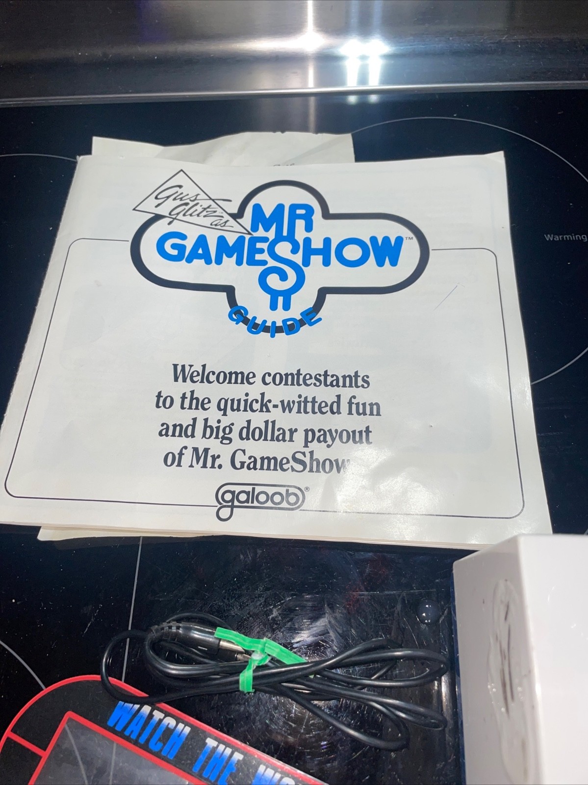 Vintage 1987 Mr. Game Show Gus Glitz Electronic Talking Game Galoob Complete