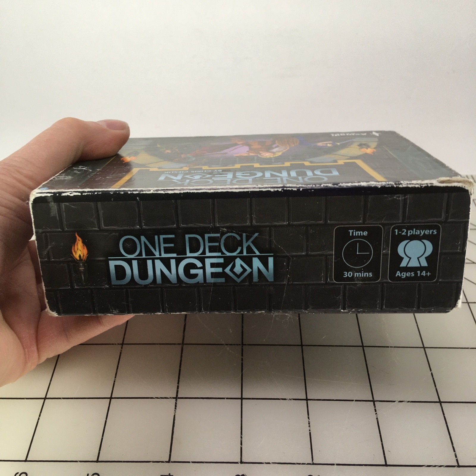 One Deck Dungeon Cooperative Dice Game for 1-2 Players Adventure BOX HAS WEAR