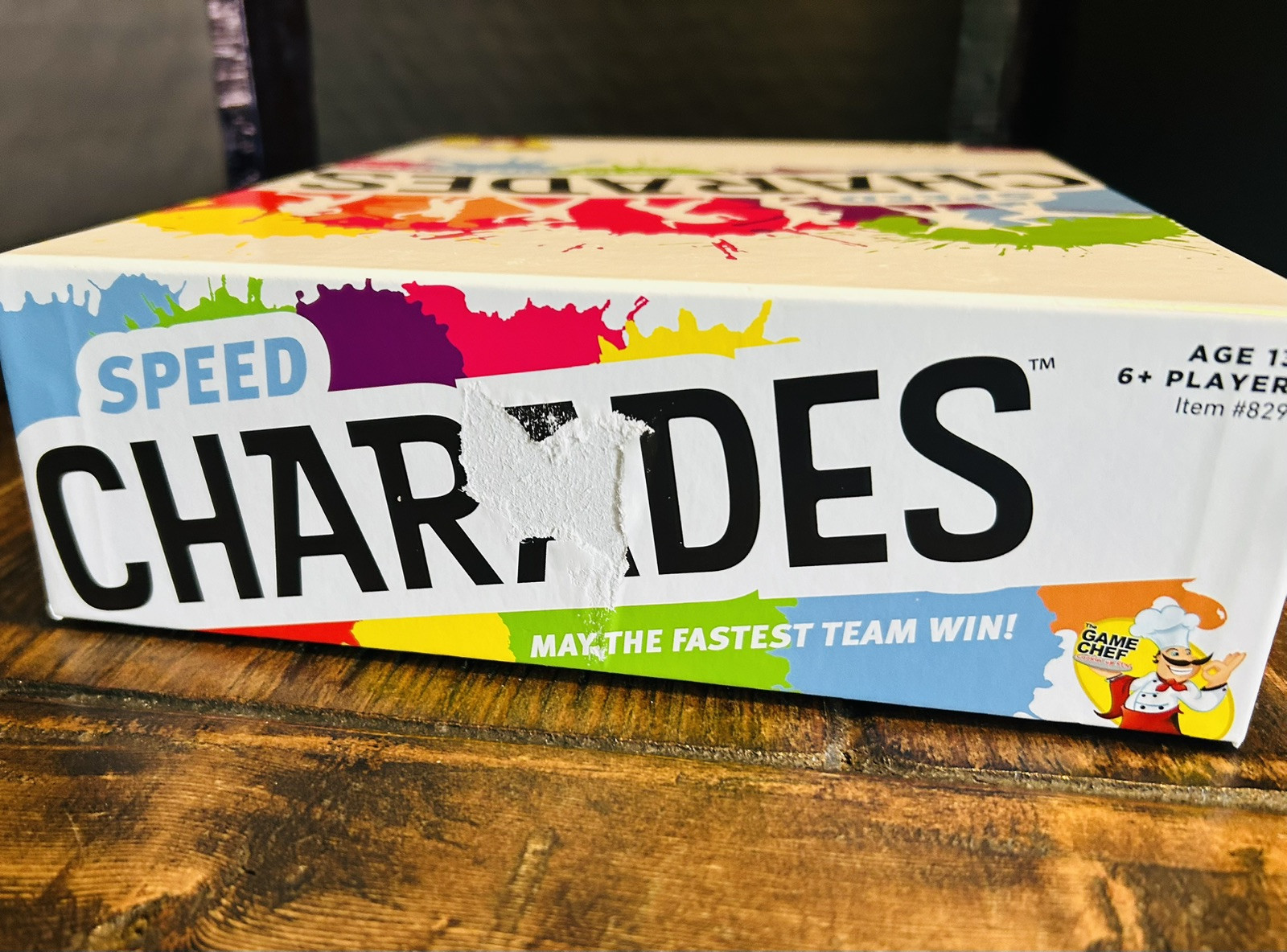 SPEED CHARADES Game May The Fastest Team Win-New Sealed Inside-Minor Box Damage
