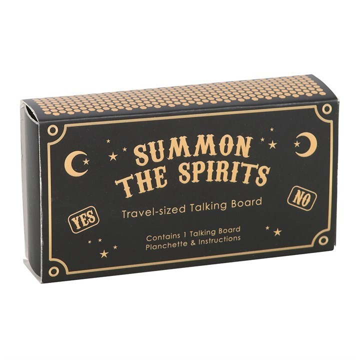 Mini Travel Talking Board with Planchette – Matchbox Size Spirit Board Game