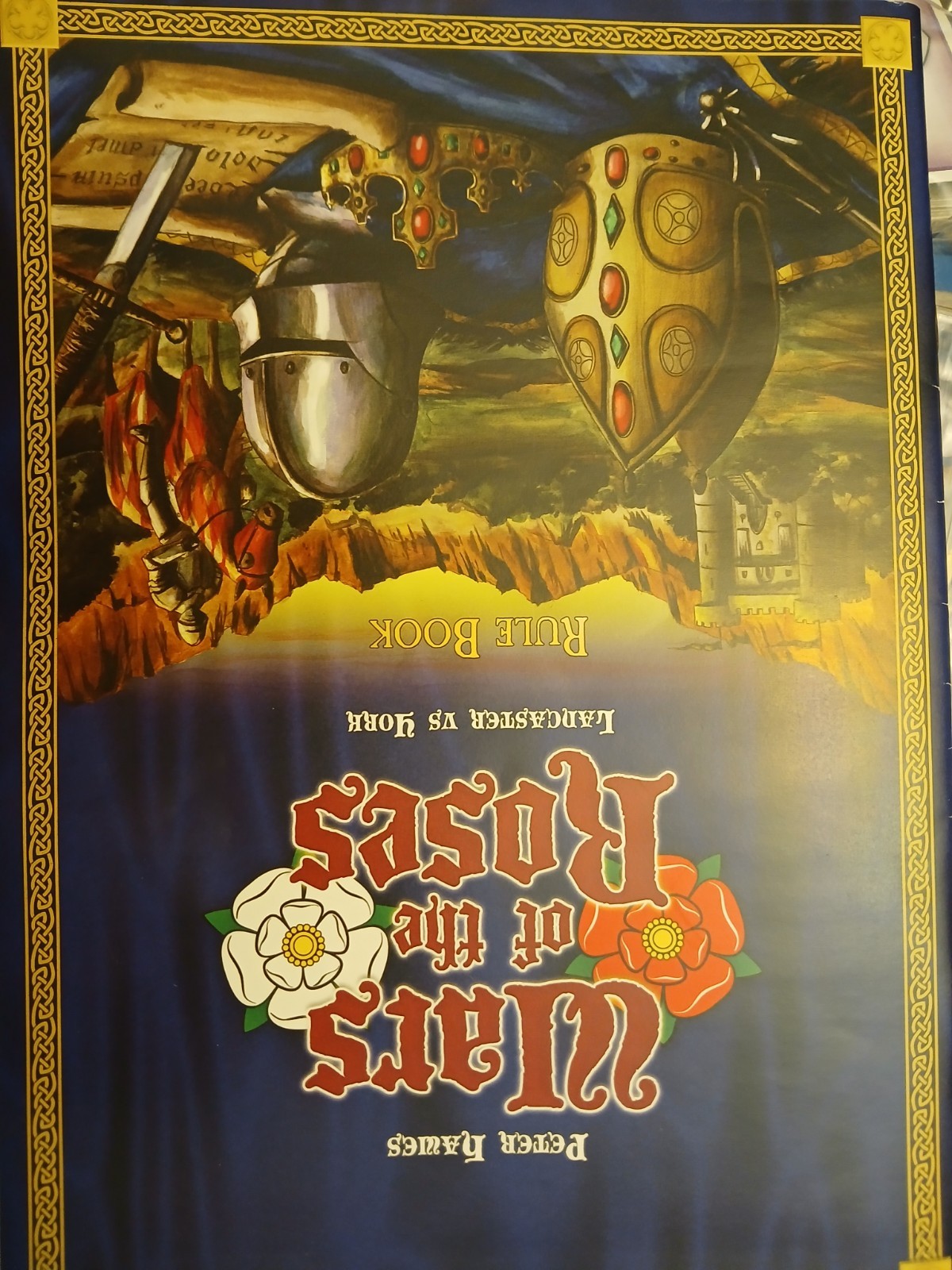 Z Man Games Ancient Medieval Wars of the Roses Lancaster vs York VG Boardgame