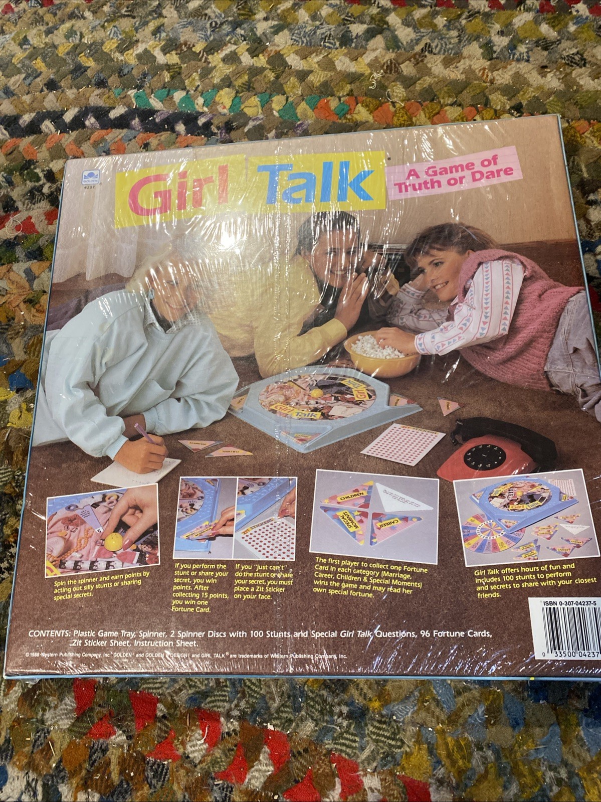 1988 Girl Talk Game by Golden New Old Stock SEALED