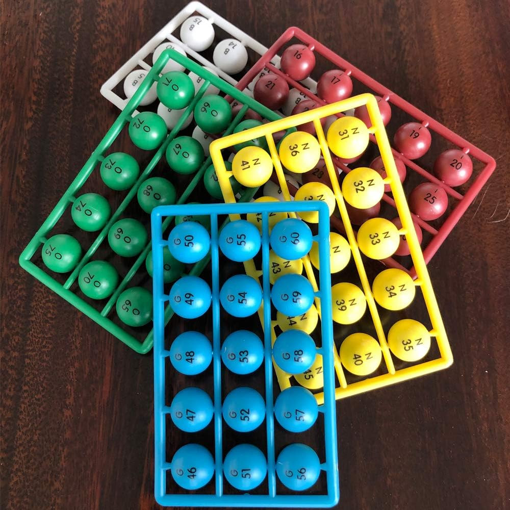 Deluxe Bingo Games Set – Metal Cage with Calling Board,50 Bingo