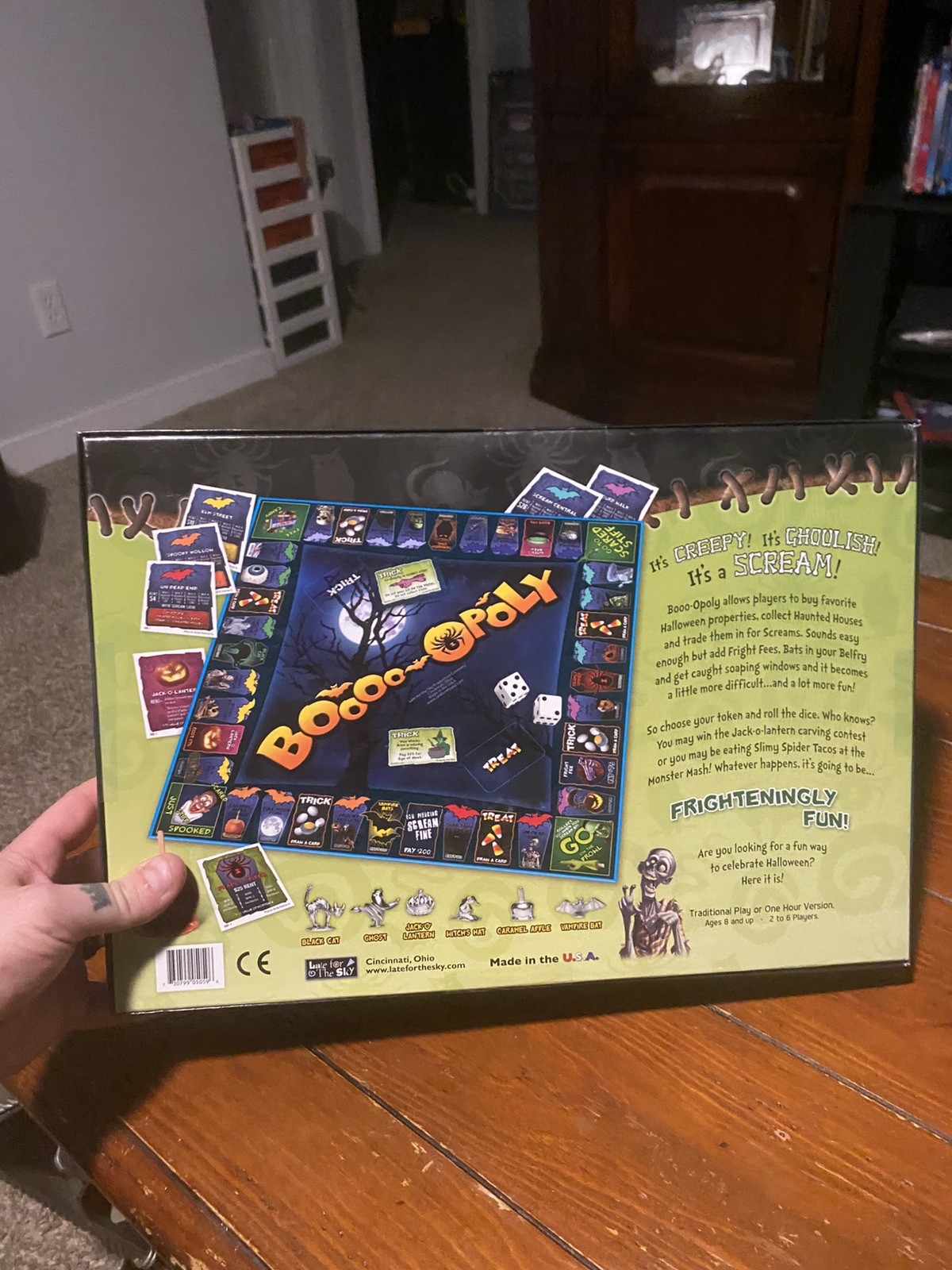 Boo Opoly Monopoly Board Game Family Fun Spooky Halloween Games Night Sealed
