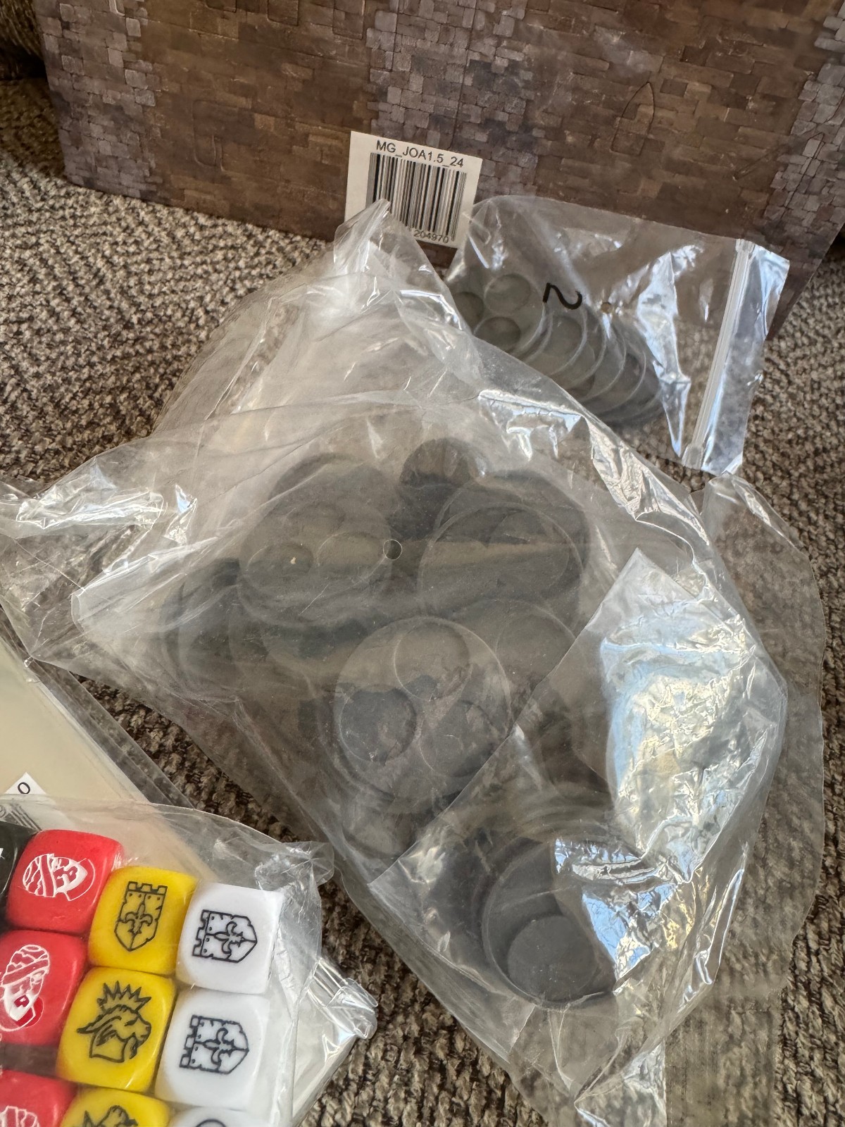 Mythic Games Board Game Joan of Arc Plunder Box and Extras