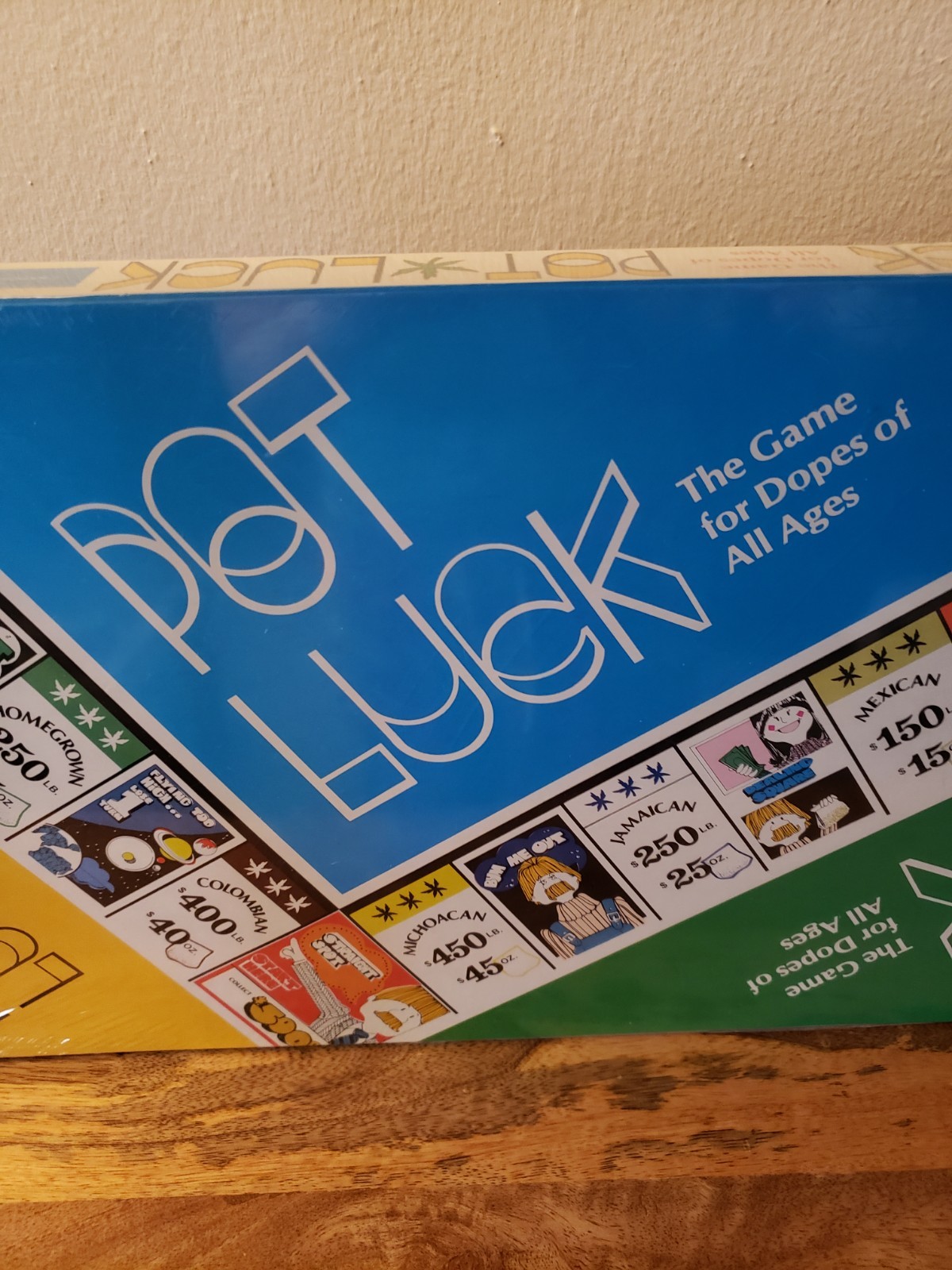 Kapcar Productions, Pot Luck Marijuana Board Game, Vintage 1979, Very Rare! NIP!