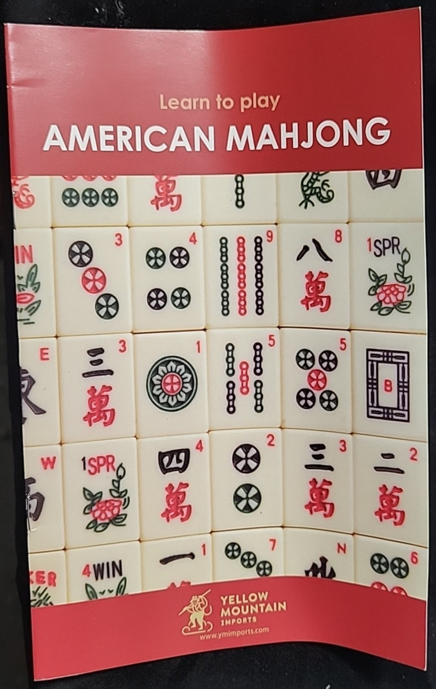 American Mahjong Set with Indigo Tiles Blue Soft Case All-in-One Racks (A7)