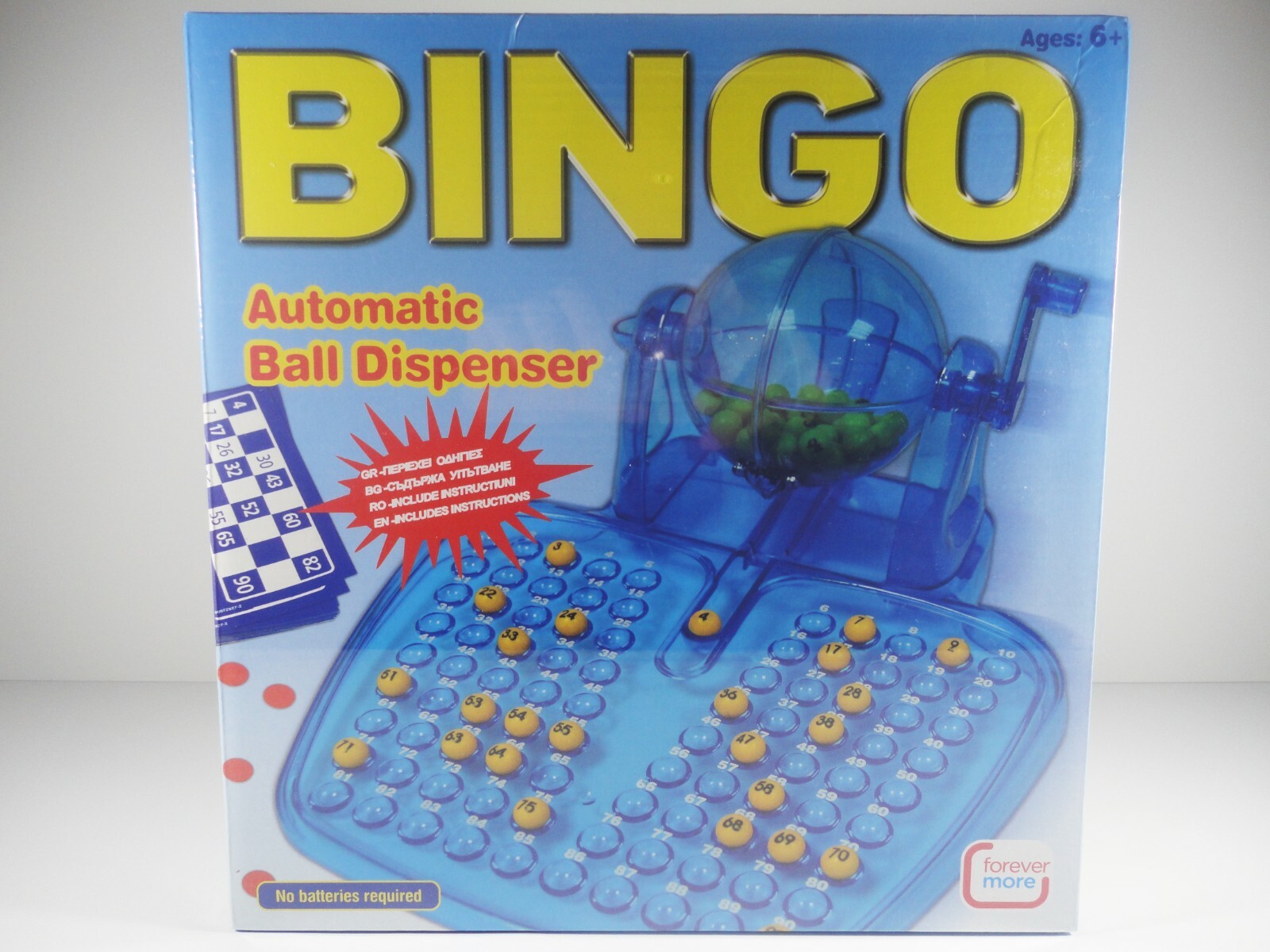 Large BINGO Lotto Family Tabletop Game Play Set Lottery Lucky Machine Board Toy